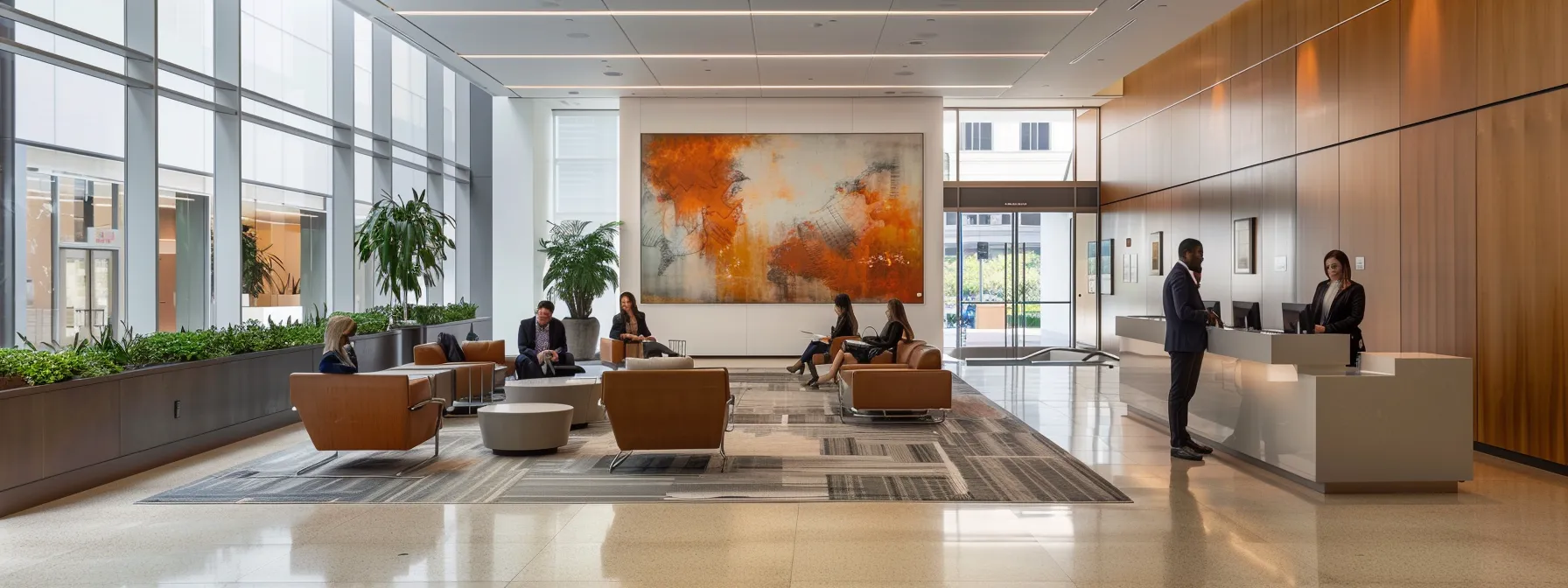 a group of corporate professionals meticulously reviewing financial documents in a modern office setting, ensuring compliance through expert audits.